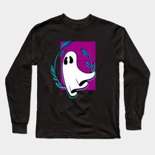 Purple Ghostie Long Sleeve T-Shirt